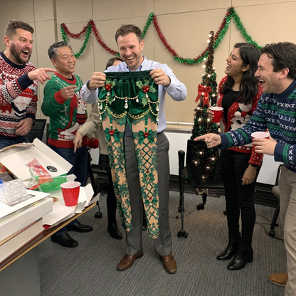 Lacemas winning the office white elephant